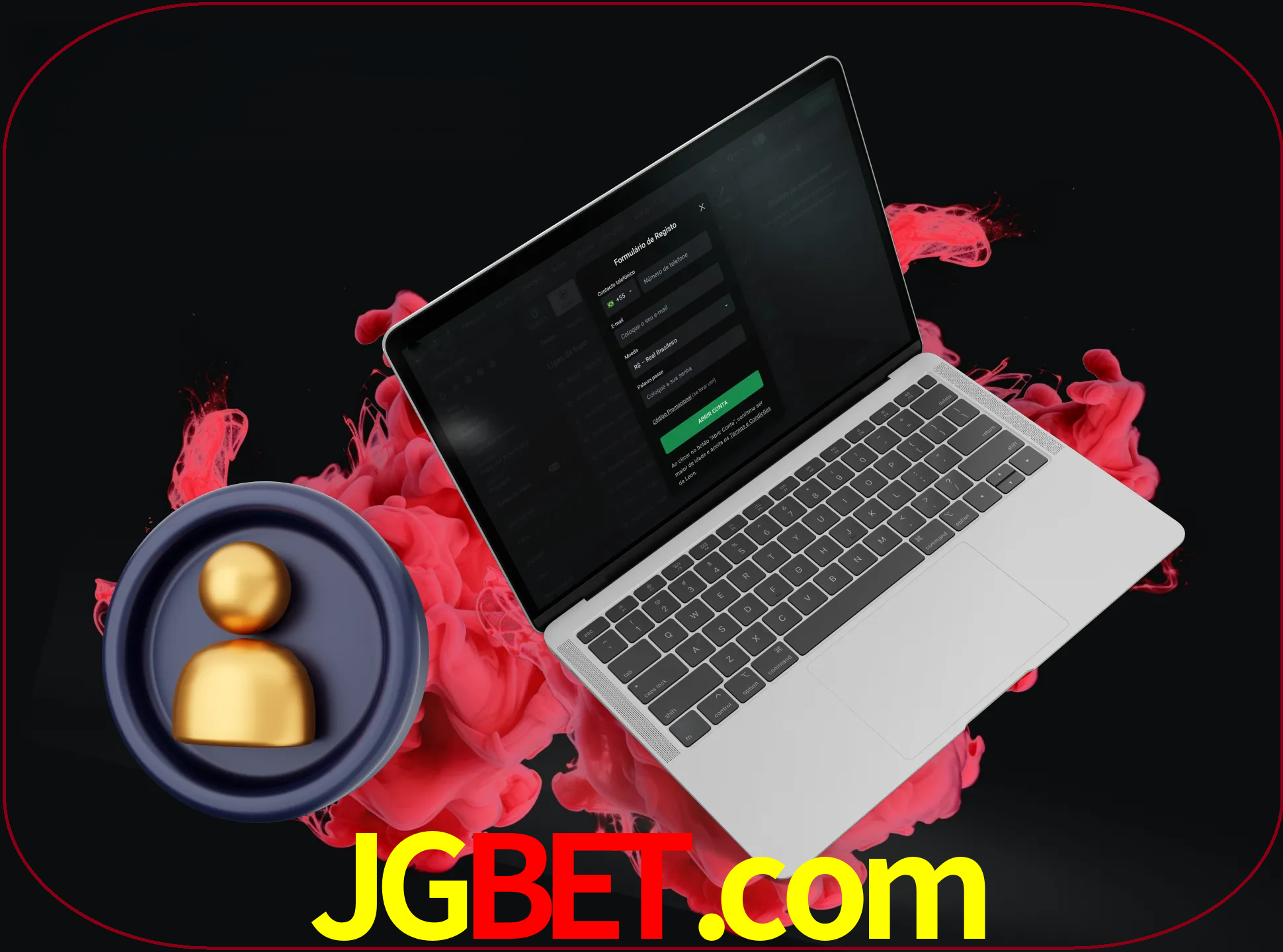 No cabeçalho do site jgbet, clique no botão que o levará a um formulário especial onde terá de introduzir as suas informações actuais.