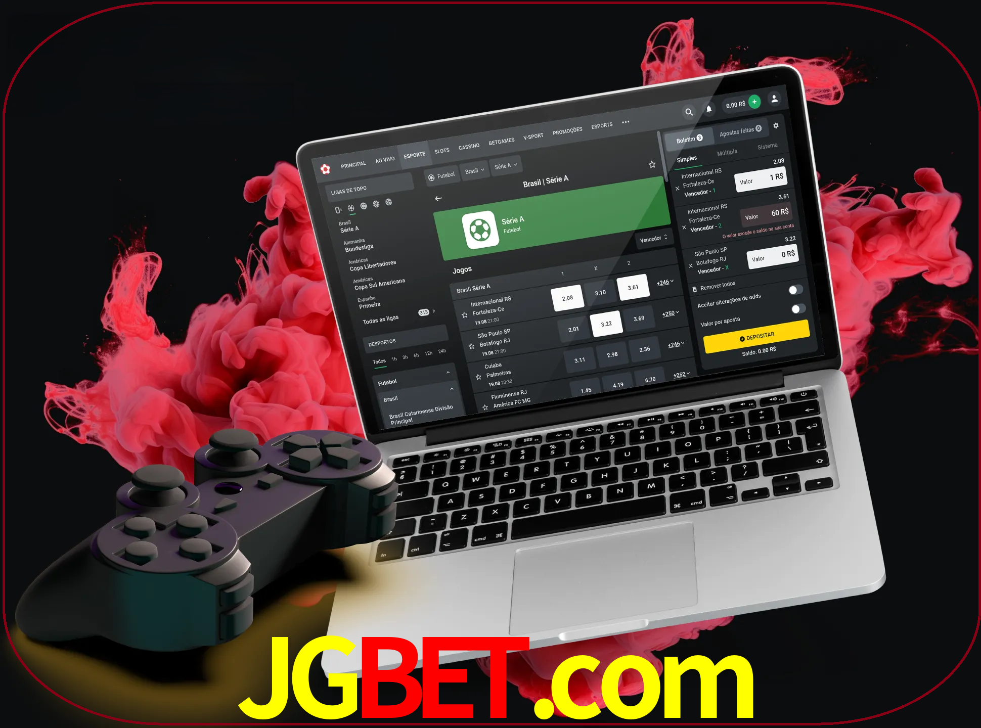 Visite a secção especial de jogos de vídeo em jgbet para descobrir em que jogos pode apostar e ganhar muito dinheiro.